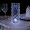 9" Clear Acrylic Crystal Desk Lamp Decorative Rose LED Light Party Decorations